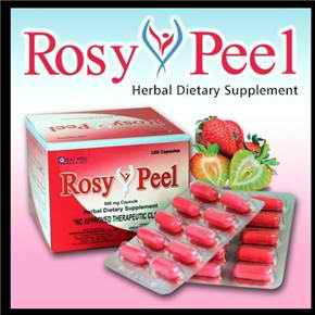 30 capsules Rosy Peel All Natural Skin Regimen Beauty Herbal supplement