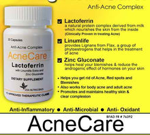 AcneCare Lactoferrin Anti-Acne Complex, 30 capsules