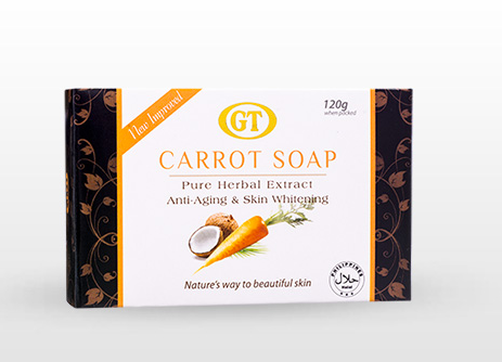 6 pcs. GT Anti-aging and whitening Carrot Soap