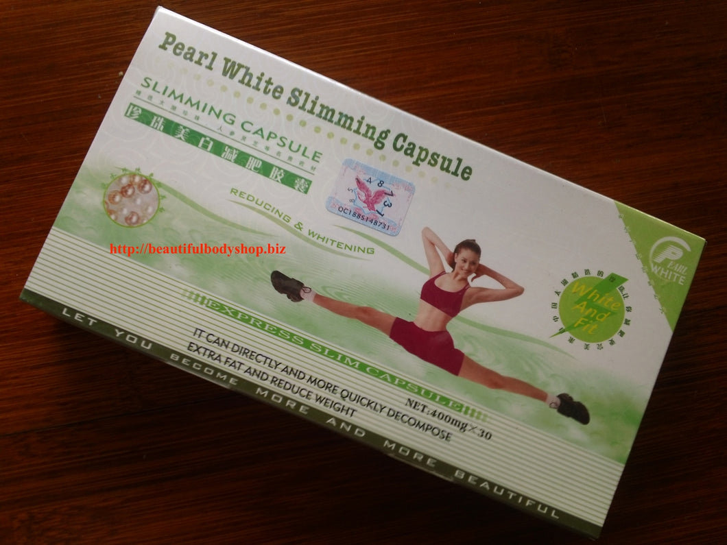Pearl White Slimming Capsule - Express Slim 400mg x 30 capsules Green box