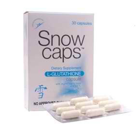 Snow Caps L-Glutathione Capsules 500 mg x 30 capsules